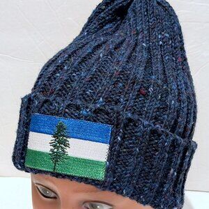 RARE NWOT Tanner Goods Cascadia Flag Northwest 100% Wool Cap Beanie HAT